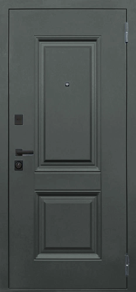 Стальная дверь «Квант» базальтово-серый в Пересвете